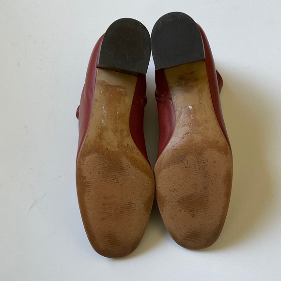 EVERLANE Day Boots Brick Red Soft Leather Zippper Side Size 6.5 - Picture 6 of 15